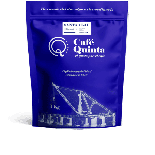 Envase Café tostado Santa Clau 1kg - frontal