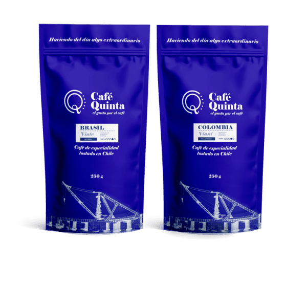 Pack 2 x Café 250 gr Brasil y Colombia