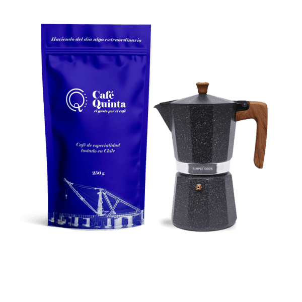 Pack Café de Especialidad 250 gr + Cafetera Italiana