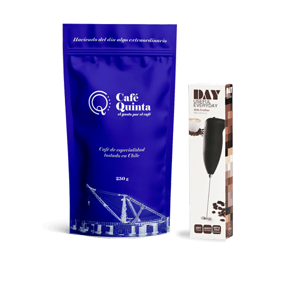 Pack Café de Especialidad 250 gr + Espumador de Leche